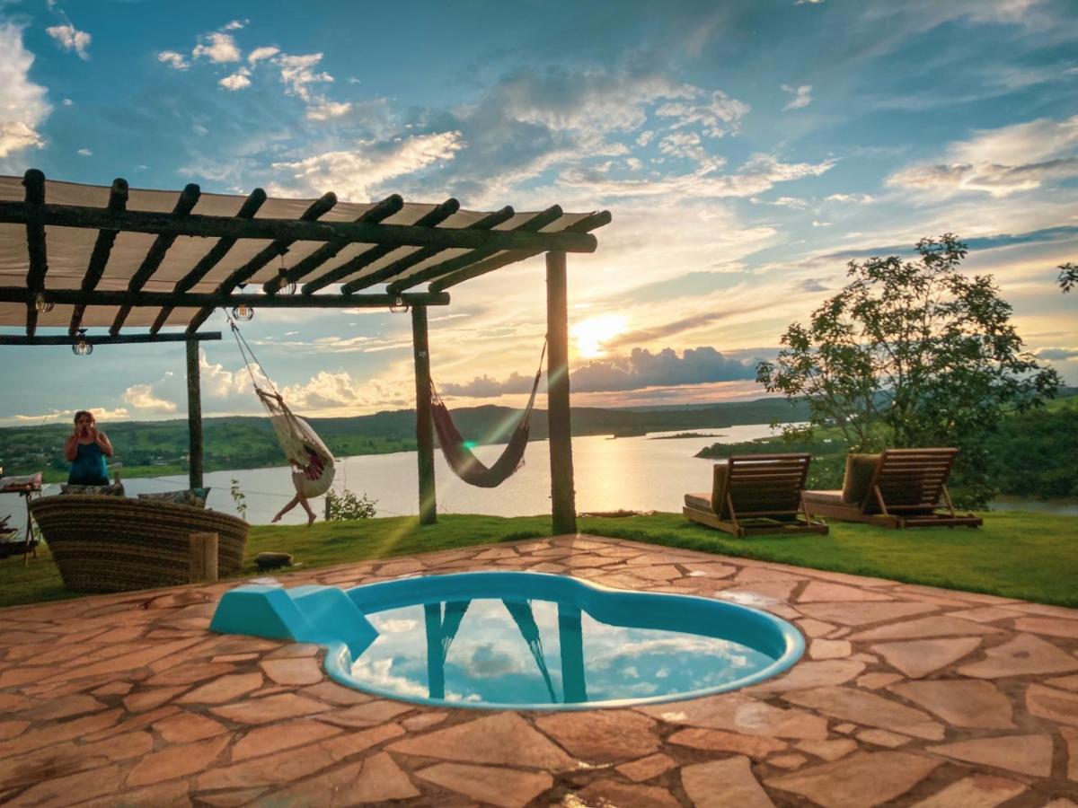 Chale Mirante, Piscina, Cachoeira, Lago E Vista Espetacular Alexania Εξωτερικό φωτογραφία
