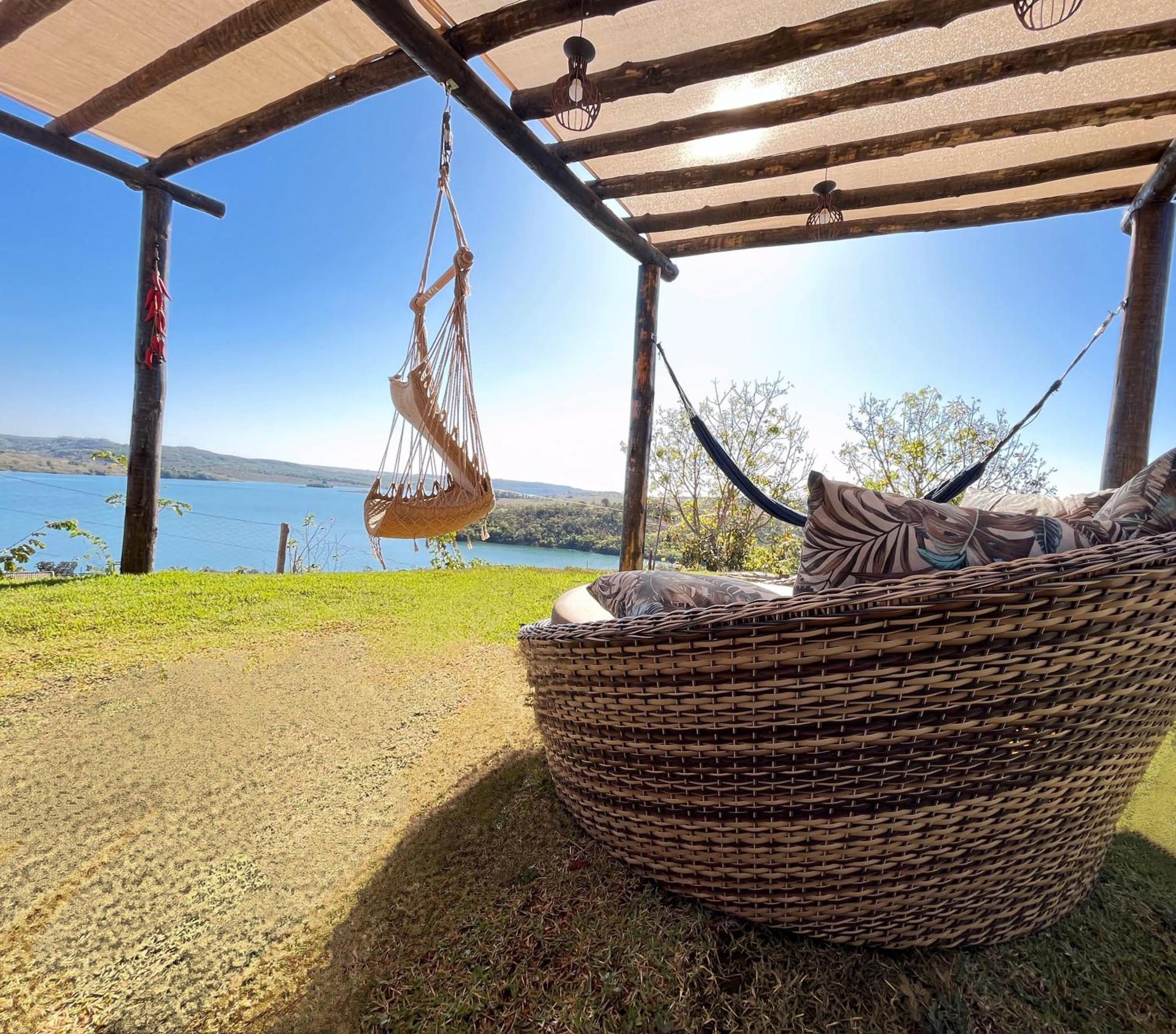 Chale Mirante, Piscina, Cachoeira, Lago E Vista Espetacular Alexania Εξωτερικό φωτογραφία